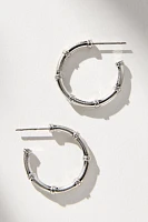 Nautical Knot Hoop Earrings