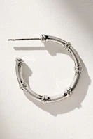 Nautical Knot Hoop Earrings