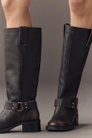 By Anthropologie Tall Moto Boots