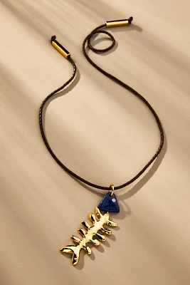Éliou Bone Fish Pendant Necklace