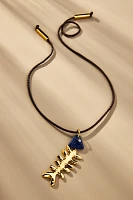 Éliou Bone Fish Pendant Necklace