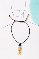 Éliou Bone Fish Pendant Necklace