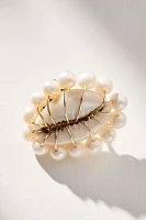 Éliou Ava Shell Clip-On Earrings