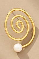 Éliou Espiral Pearl Earrings