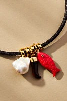 Éliou Pesca Fish Charm Necklace