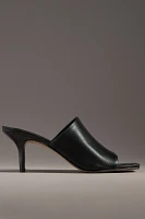 By Anthropologie Square-Toe Heeled Mules