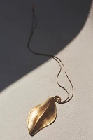 Long Leaf Pendant Necklace