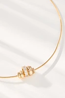 Donut Charm Thick Chain Necklace