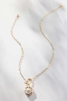 Circled Shell Pendant Necklace