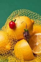 Fruit Icon Glass Drop Earrings