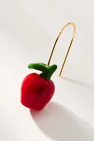 Fruit Icon Glass Drop Earrings