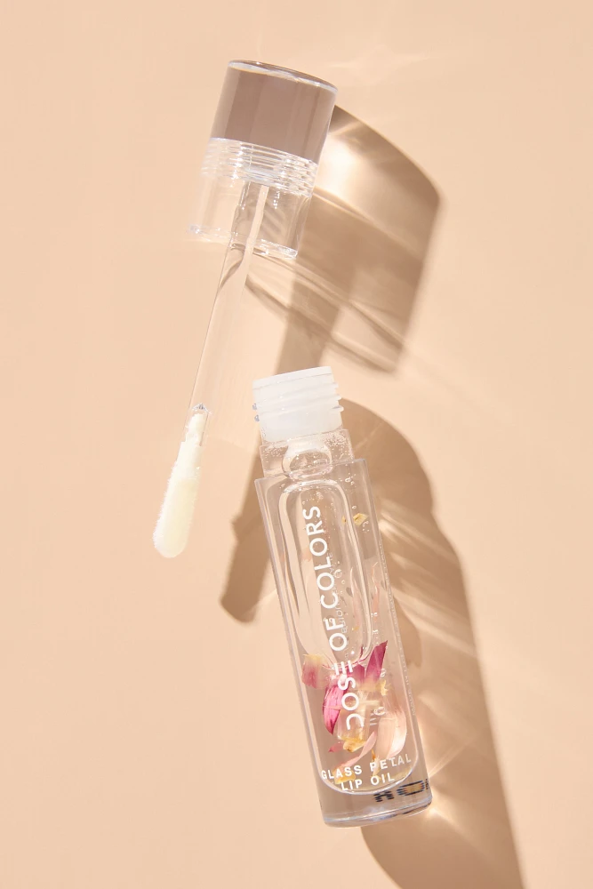 Dose of Colors Clear Glass Petal Lip Oil
