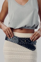 Z & L Superstara Studded Leather Belt