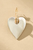 Heart Huggie Hoop Earrings