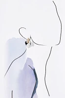 Heart Huggie Hoop Earrings