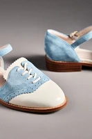 Cecelia New York Lemon Ankle-Strap Flats