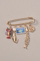 Arden Jewelry Lobster Bag Charm Pin