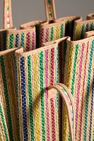 Lorna Murray Pleated Tropez Raffia Tote