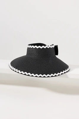 Ric Rac Straw Visor