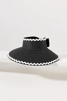Ric Rac Straw Visor