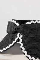 Ric Rac Straw Visor
