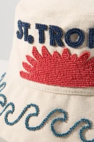 Vacation Beaded Bucket Hat