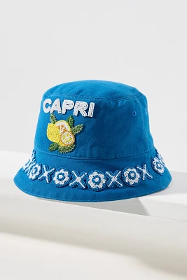 Vacation Beaded Bucket Hat