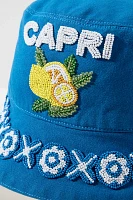 Vacation Beaded Bucket Hat