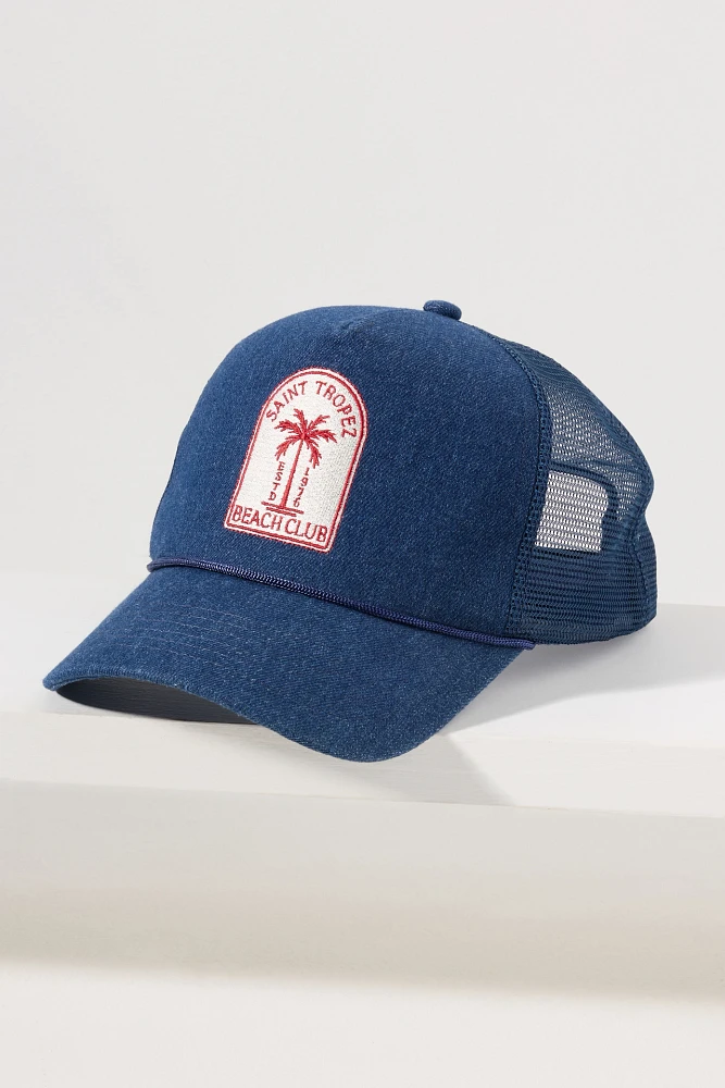 Coney Island Picnic Embroidered Palm Trucker Hat