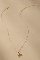 Pavé Bubble Letter Monogram Necklace