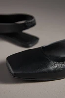 Maeve Square-Toe Slingback Flats