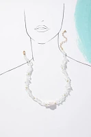 Rock Crystal Pearl Necklace