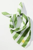 Celandine Striped Square Scarf