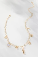 Nautical Charm Cluster Necklace
