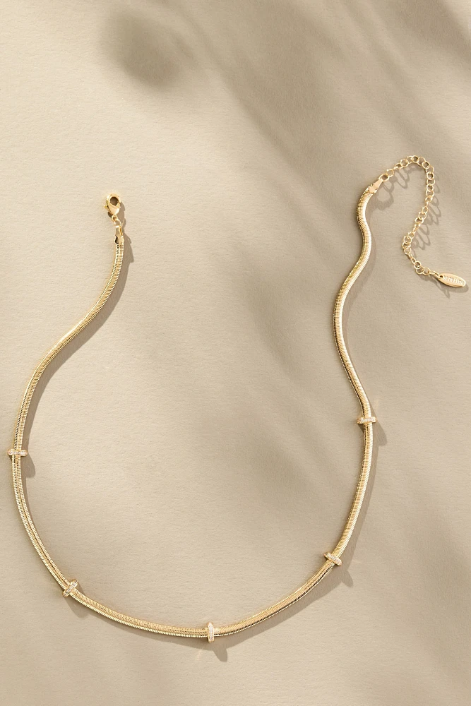 Herringbone Spacer Necklace