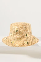 Cheveux Corp. Fruit Patch Straw Bucket Hat