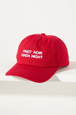 Intentionally Blank Wine Lovers Embroidered Baseball Cap