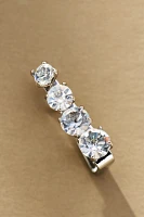 Triangle Crystal Post Earrings