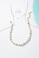 Multicolor Beaded Pearl Necklace