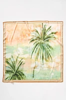Palm Printed Hair Scarves, Set of 2