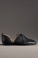 Silent D Palkie Lace-Front Flats
