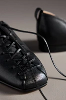 Silent D Palkie Lace-Front Flats