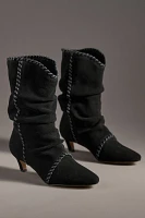 Silent D Elle Stitched Scrunch Boots