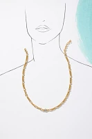 Luv Aj Oval Bezel Chain Necklace