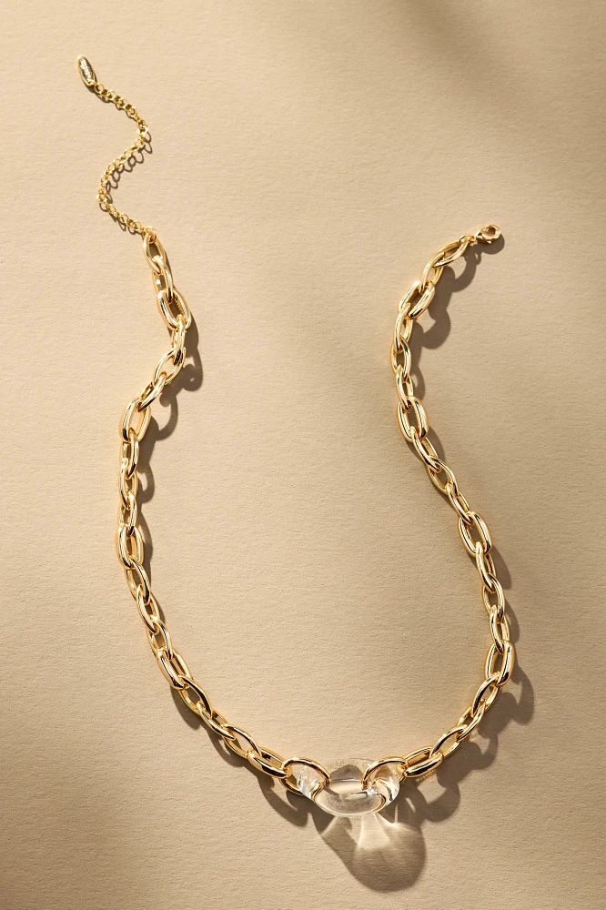 Chain Link Pendant Necklace