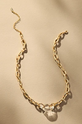 Chain Link Pendant Necklace