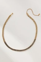 By Anthropologie Gradient Braided Chain Necklace