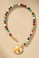 Elise Tsikis Colorful Pearl Charm Bracelet