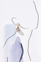 Speckled Shell Drop Earrings