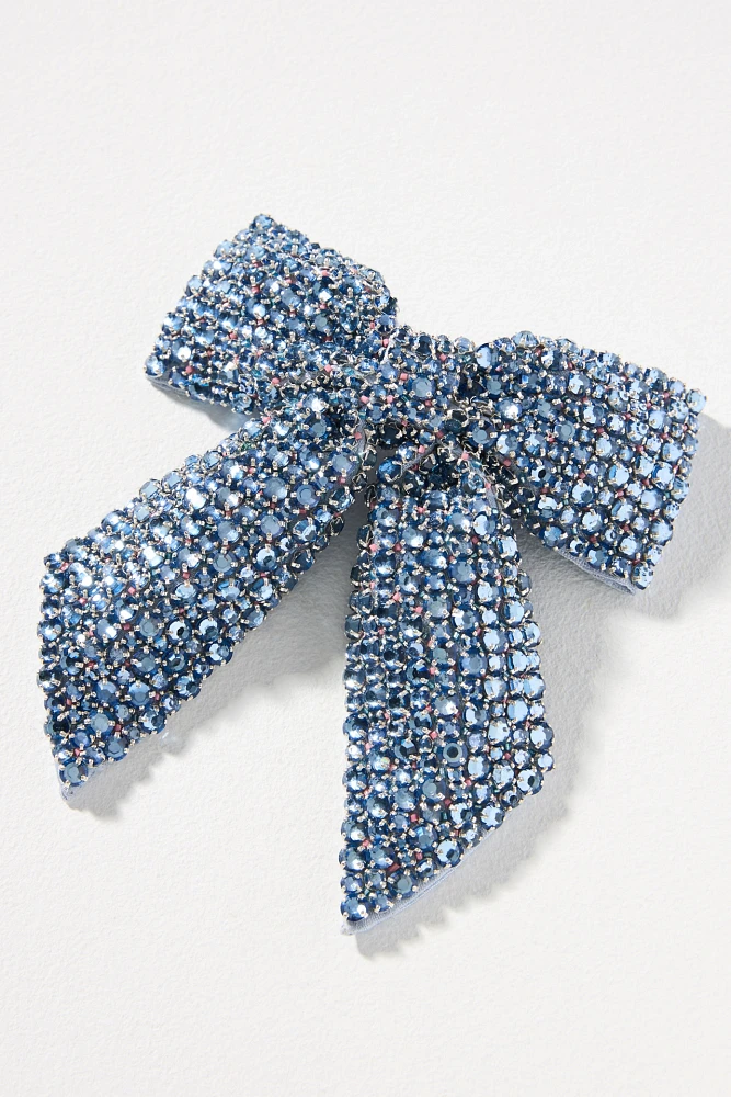 Mignonne Gavigan Santana Crystal Embroidered Hair Bow